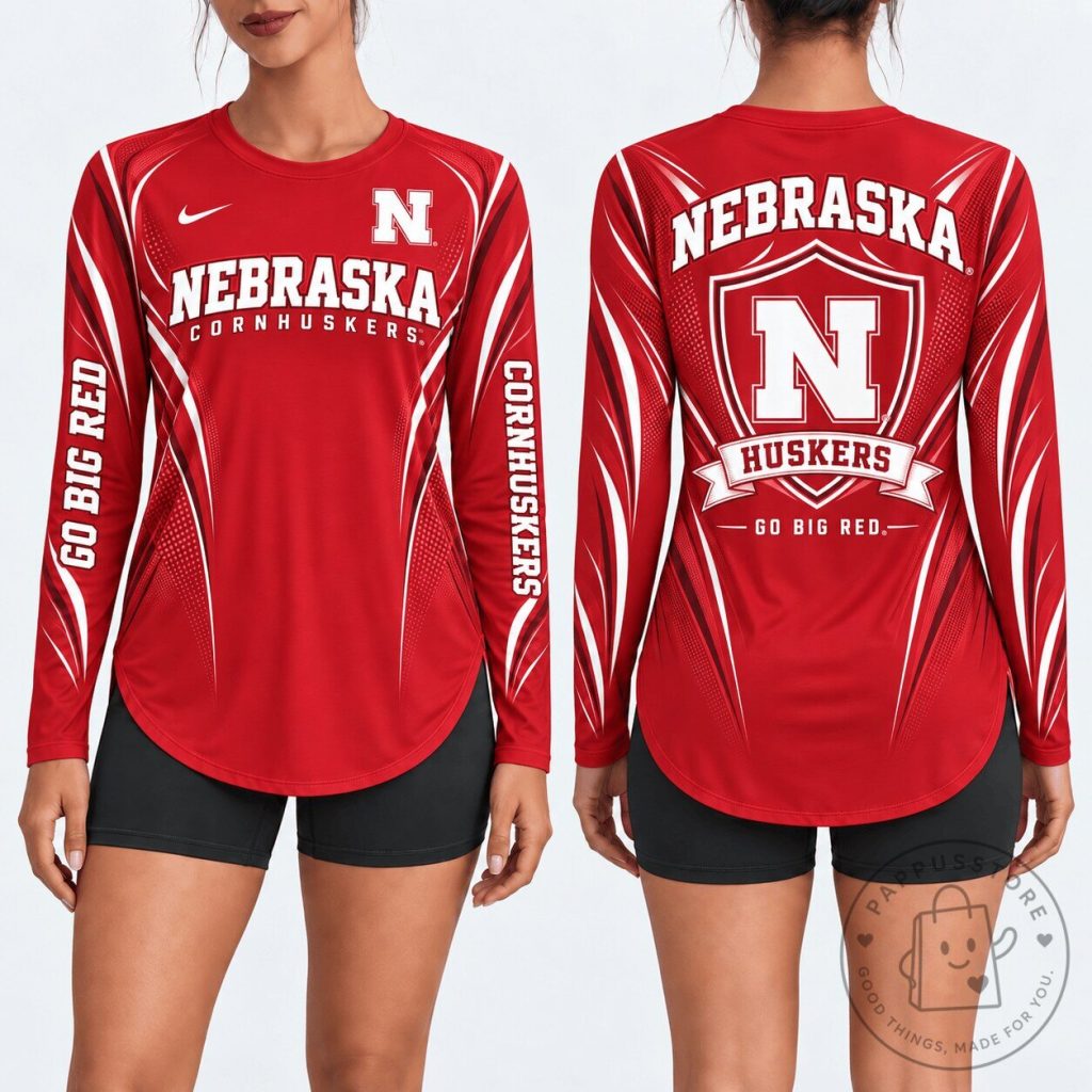 Nebraska Cornhuskers Go Big Red Long Sleeve Performance Shirt 22 Nebraska Cornhuskers Go Big Red Long Sleeve Performance Shirt