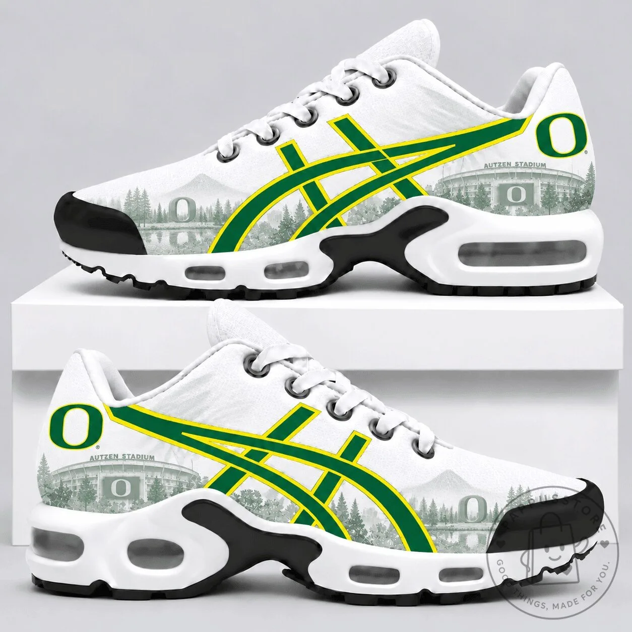Oregon Ducks Autzen Stadium University of Oregon Running Shoes