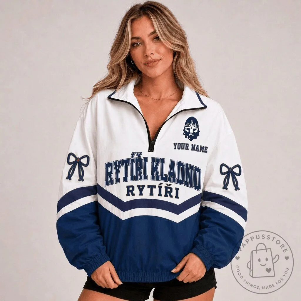 Rytiri Kladno Czech Extraliga Ice Hockey Quarter Zip Jacket For Women