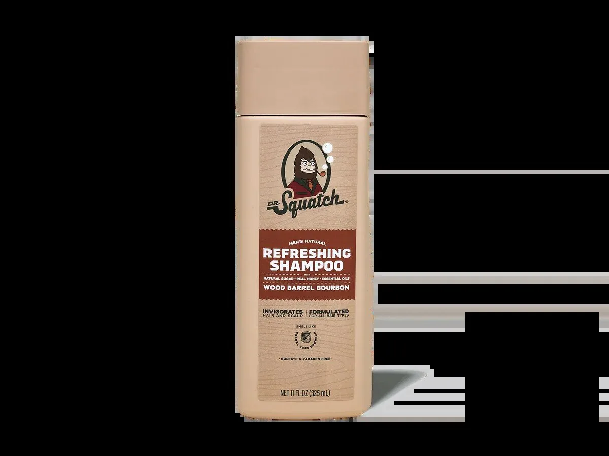 Dr. Squatch Men's Natural Refreshing Wood Barrel Bourbon Shampoo 8 Dr. Squatch Men