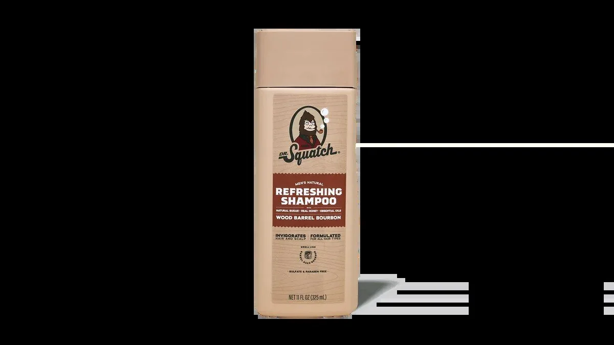 Dr. Squatch Men's Natural Refreshing Wood Barrel Bourbon Shampoo 9 Dr. Squatch Men