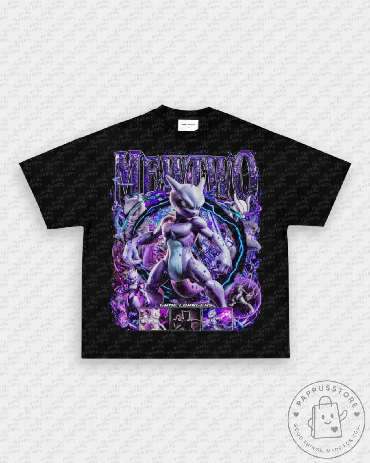 Mewtwo Pokemon Game Changers Graphic T-Shirt