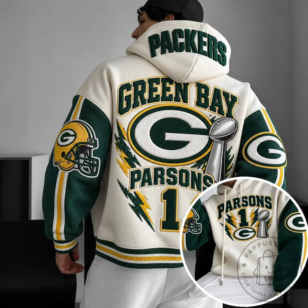 Green Bay Packers Parsons Number 1 Football Team Hoodie