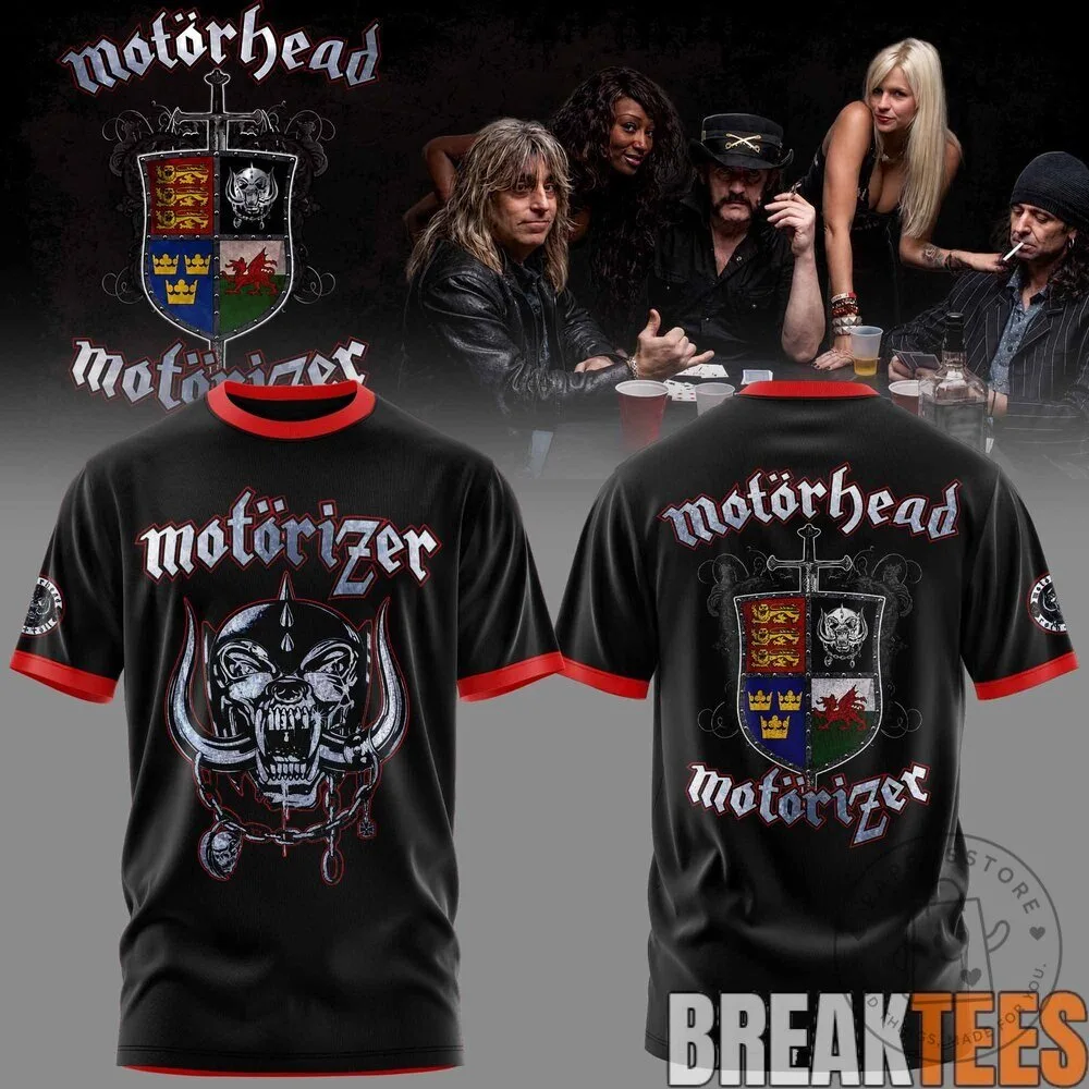 Motorhead Motorizer Album Art Heavy Metal Band T-Shirt
