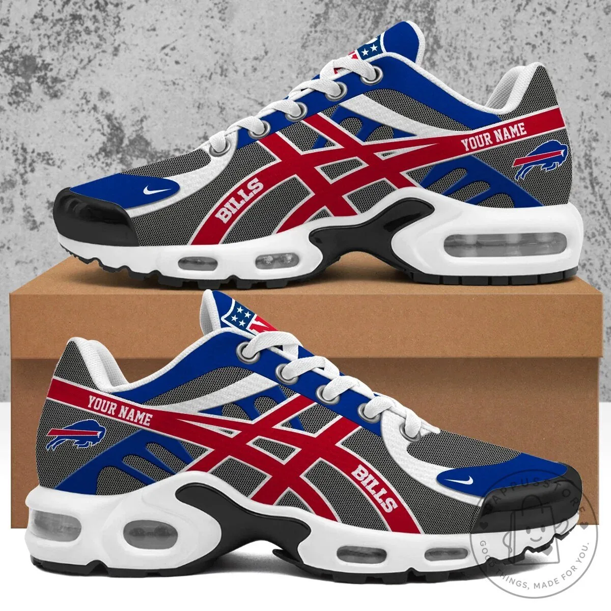 Buffalo Bills Personalized Air Max Sneakers