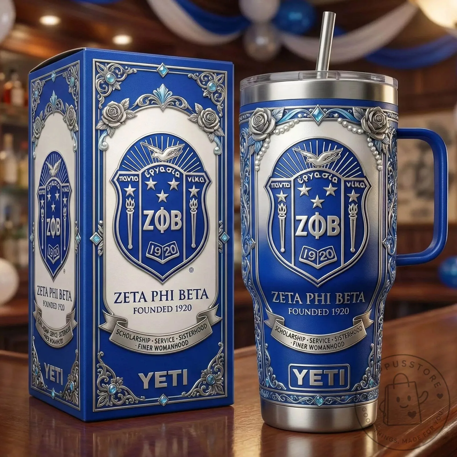 Zeta Phi Beta Founded 1920 Scholarship Service Sisterhood Tumbler