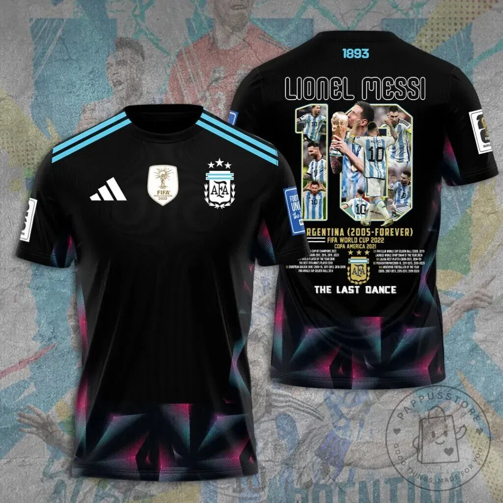 Lionel Messi Argentina National Football Team Black Commemorative Jersey 29 Lionel Messi Argentina National Football Team Black Commemorative Jersey
