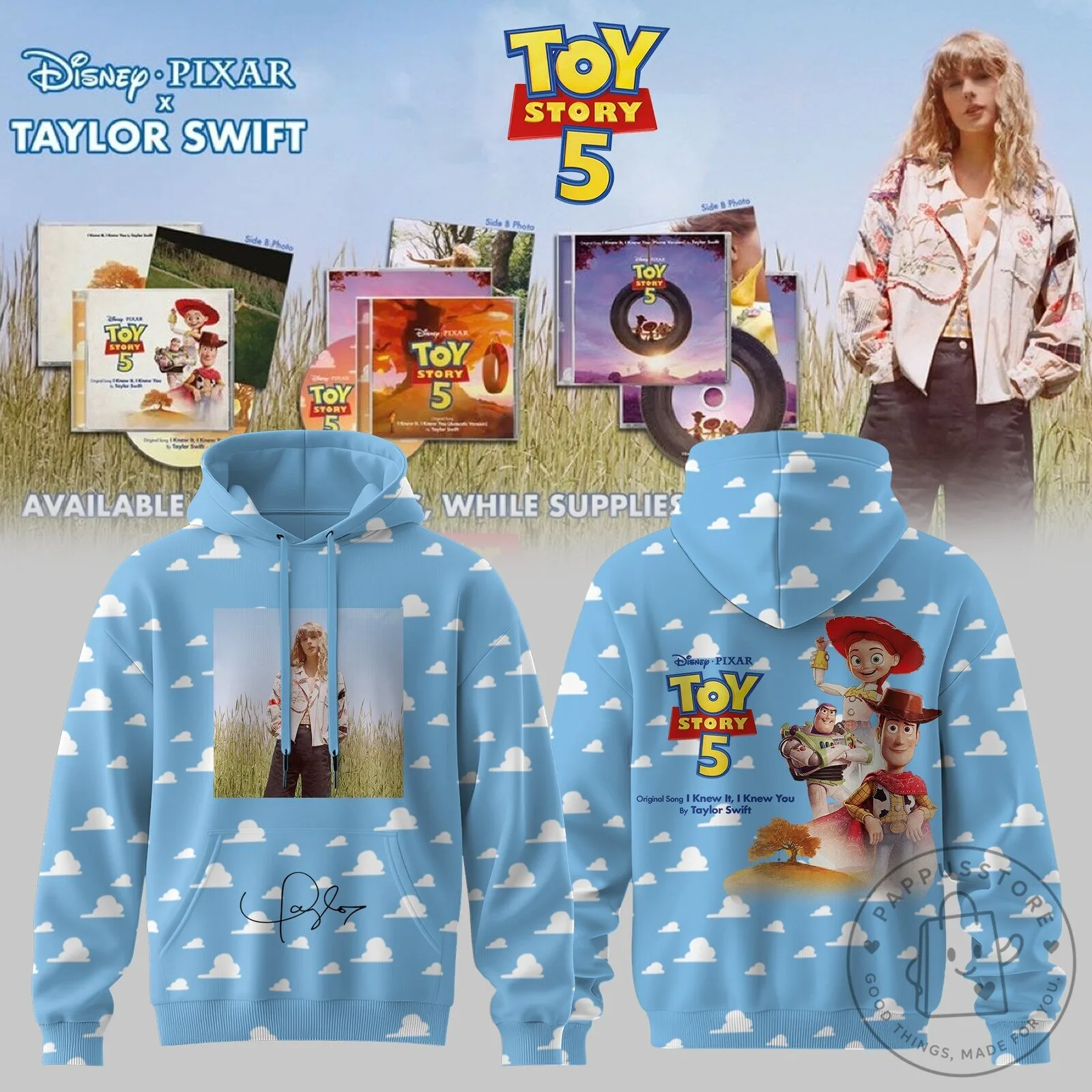 ..Toy Story 5 x Taylor Swift Limited Signature Hoodie NN v2