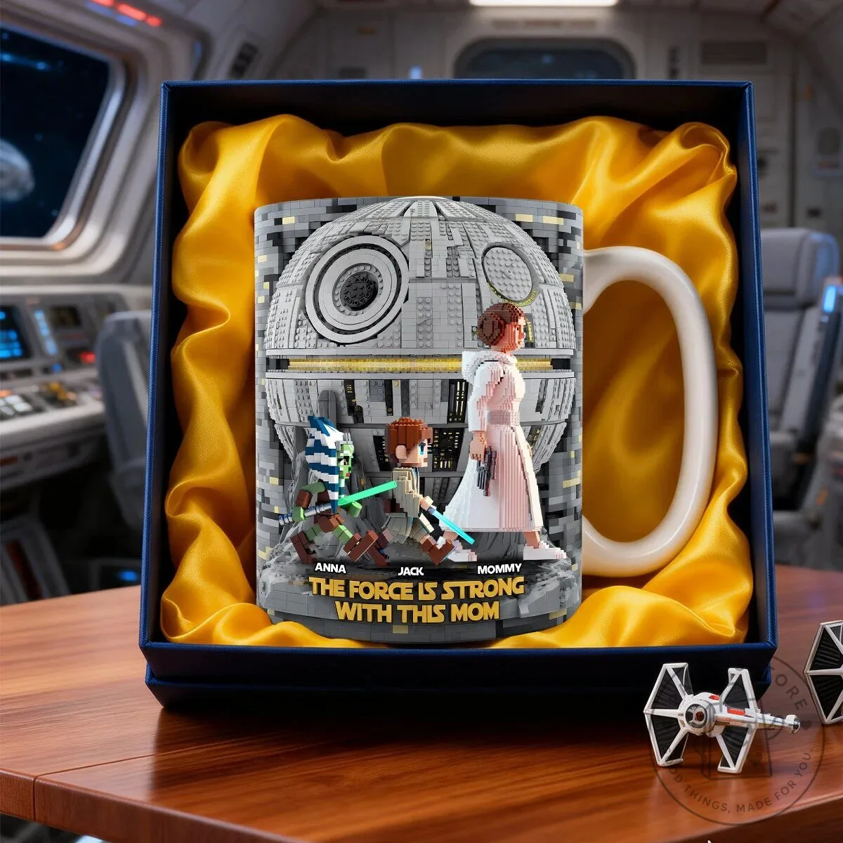 Star Wars Death Star The Force Is Strong With This Mom Coffee Mug 9 Star Wars Death Star The Force Is Strong With This Mom Coffee Mug