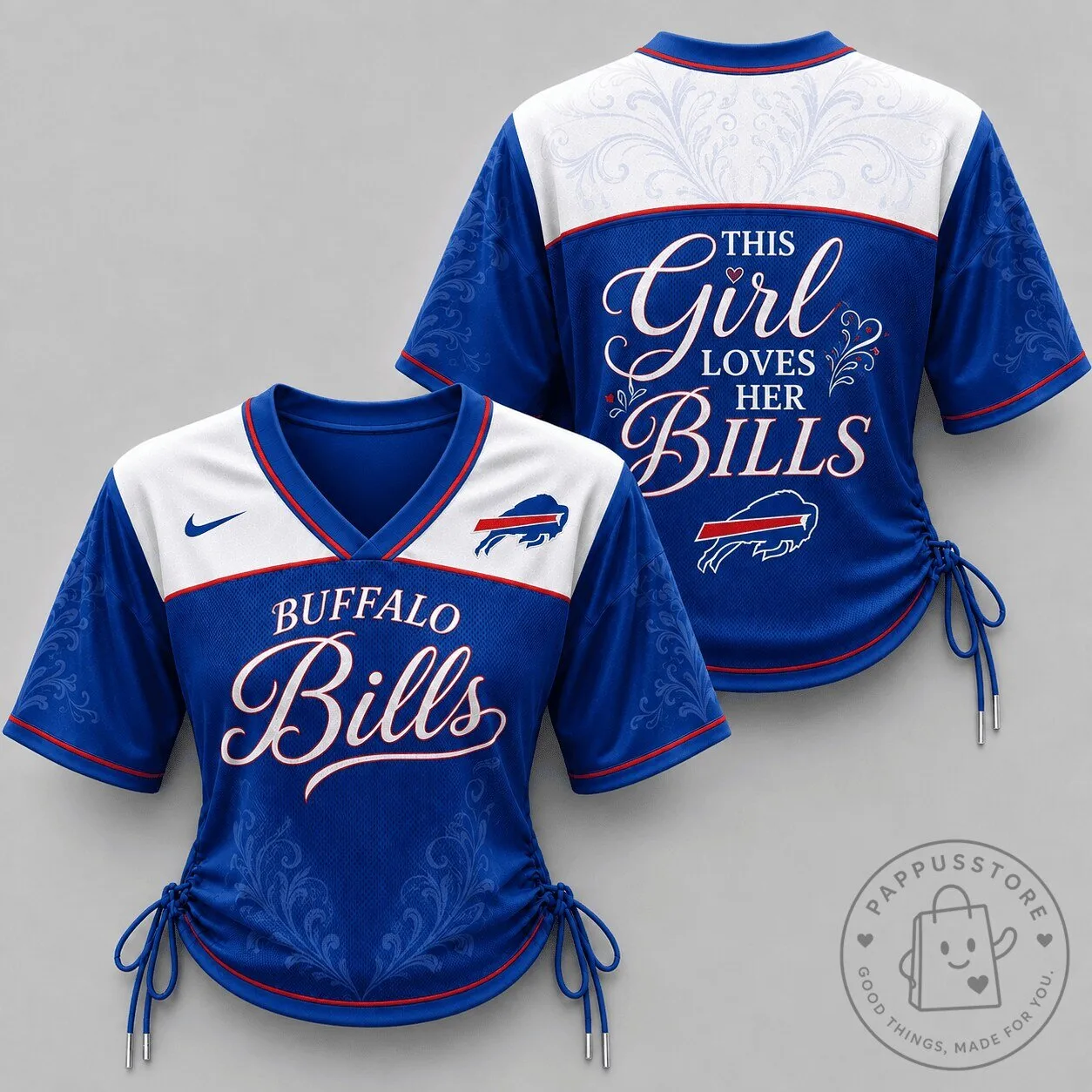 Buffalo Bills Football Team This Girl Loves Her Bills Women's Game Day Jersey