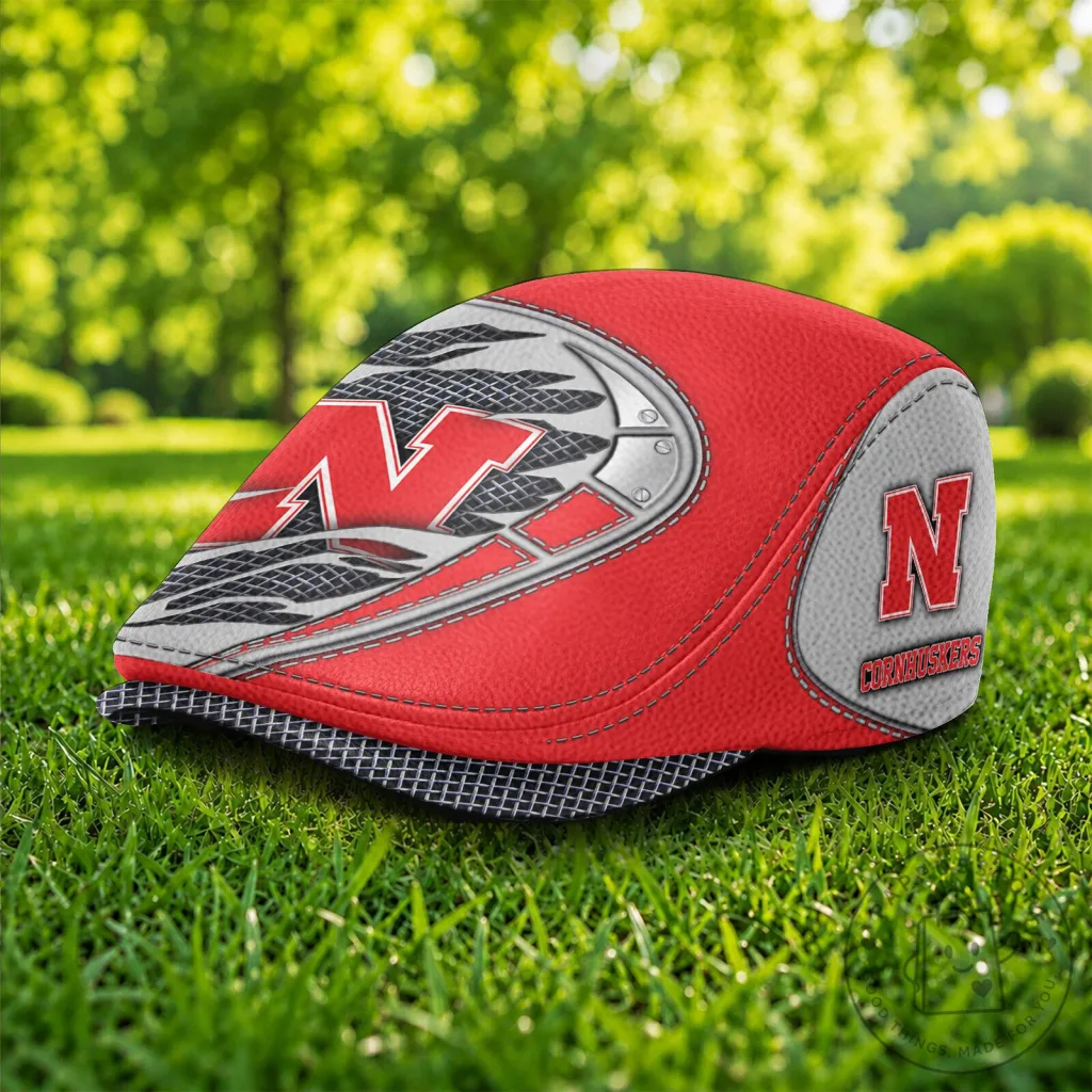 Nebraska Cornhuskers NCAA Flat Cap Hat for Men and Women Nebraska Cornhuskers NCAA Flat Cap Hat for Men and Women