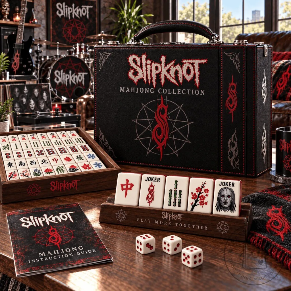 Slipknot Mahjong Game Set with Storage Case and Dice Slipknot Mahjong Game Set with Storage Case and Dice