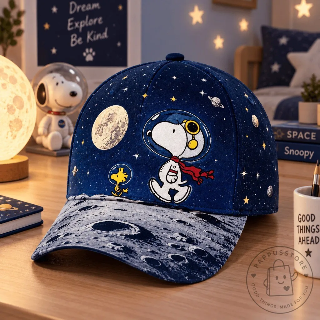 Snoopy Peanuts Space Explorer Astronaut Baseball Cap Hat Snoopy Peanuts Space Explorer Astronaut Baseball Cap Hat