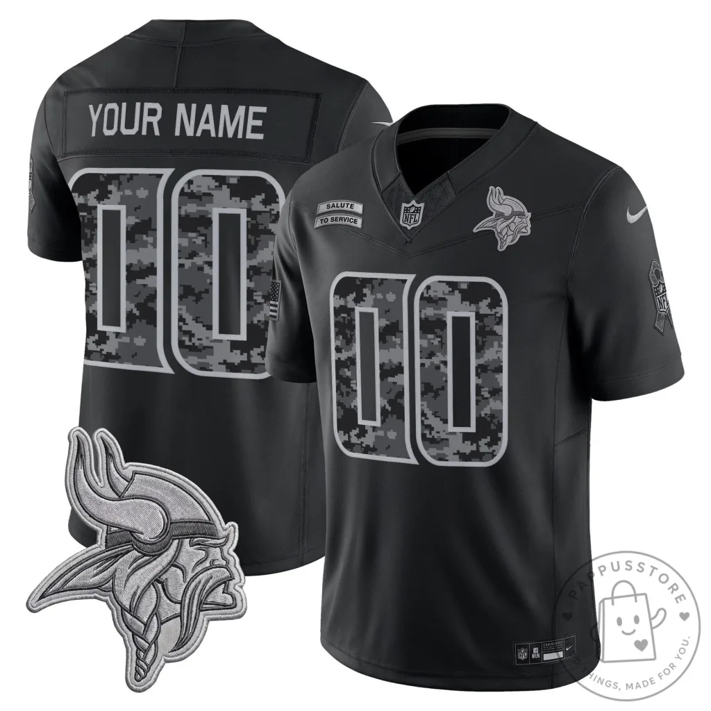minnesota-vikings-salute-to-service-black-digital-camouflage-custom-football-jersey-featured Minnesota Vikings Salute to Service Black Digital Camouflage Custom Football Jersey