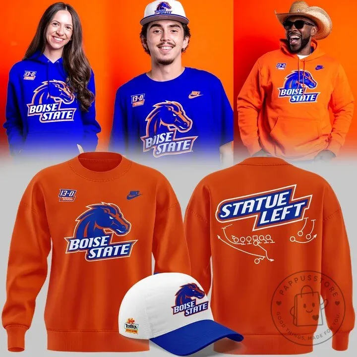 Boise State Broncos Football 20th Anniversary Fiesta Bowl Orange Sweatshirt