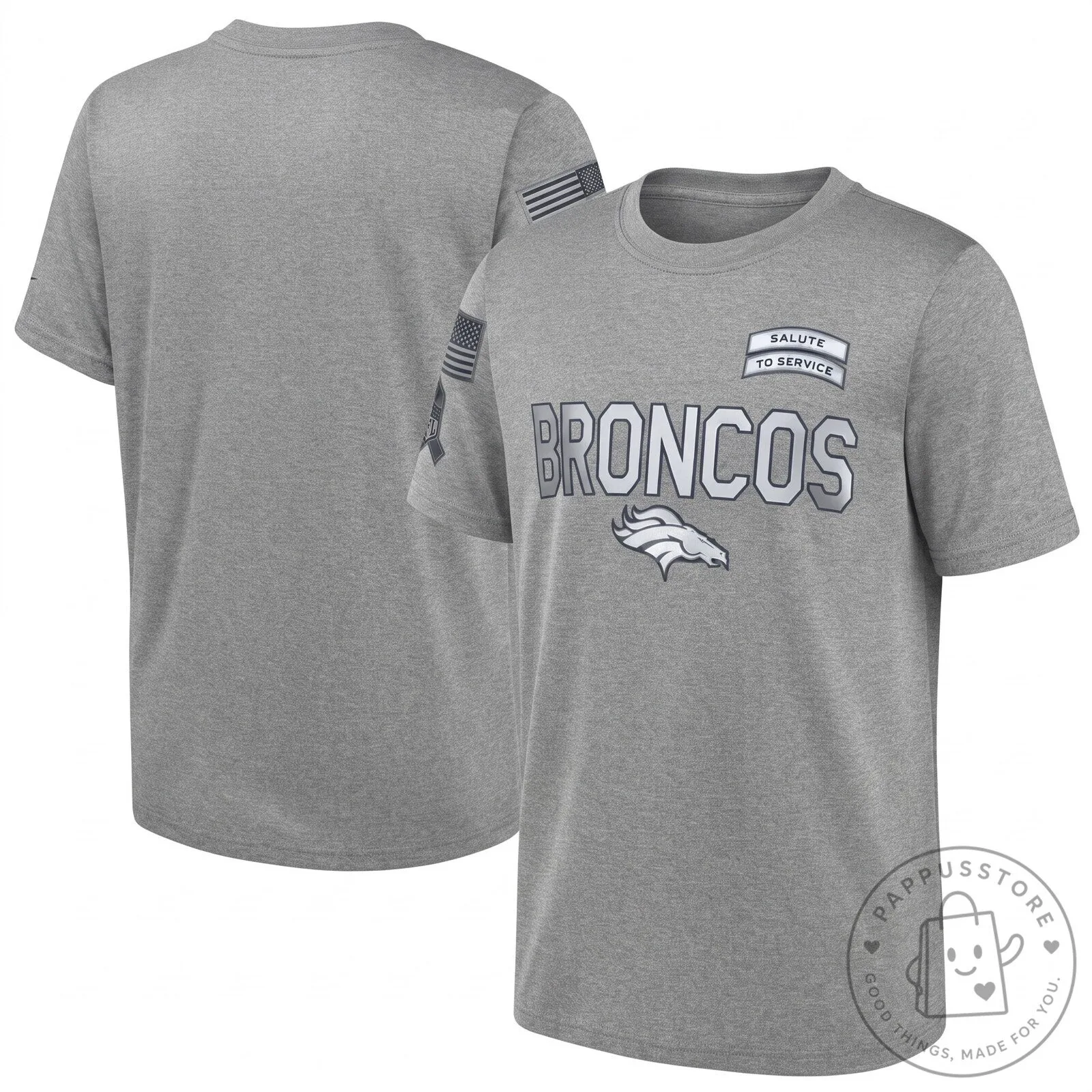 Denver Broncos Salute To Service Military Appreciation Olive Green T-Shirt 14 Denver Broncos Salute To Service Military Appreciation Olive Green T-Shirt