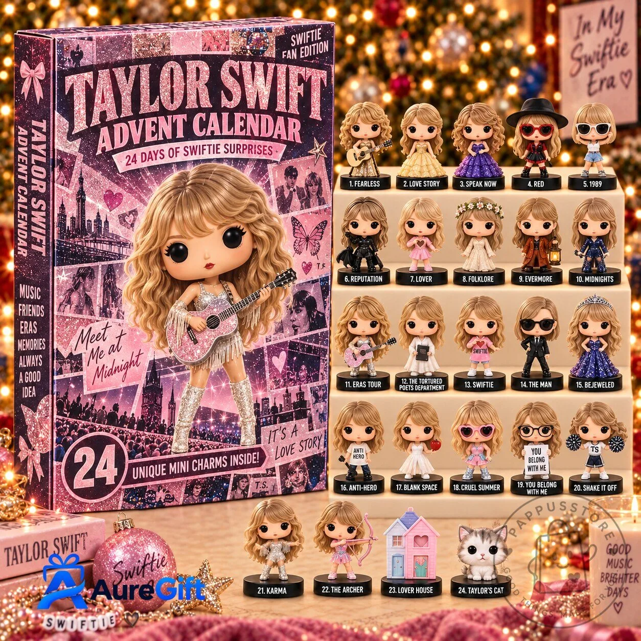 Taylor Swift Eras Tour 24 Days of Swiftie Surprises Advent Calendar