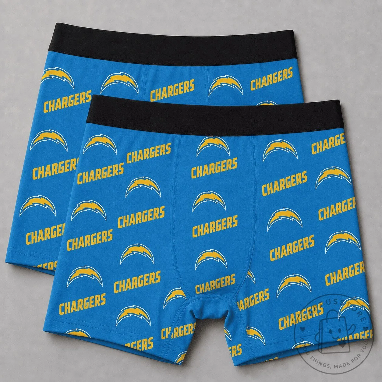 Los Angeles Chargers NFL Football Team Logo Men's Boxer Briefs Underwear