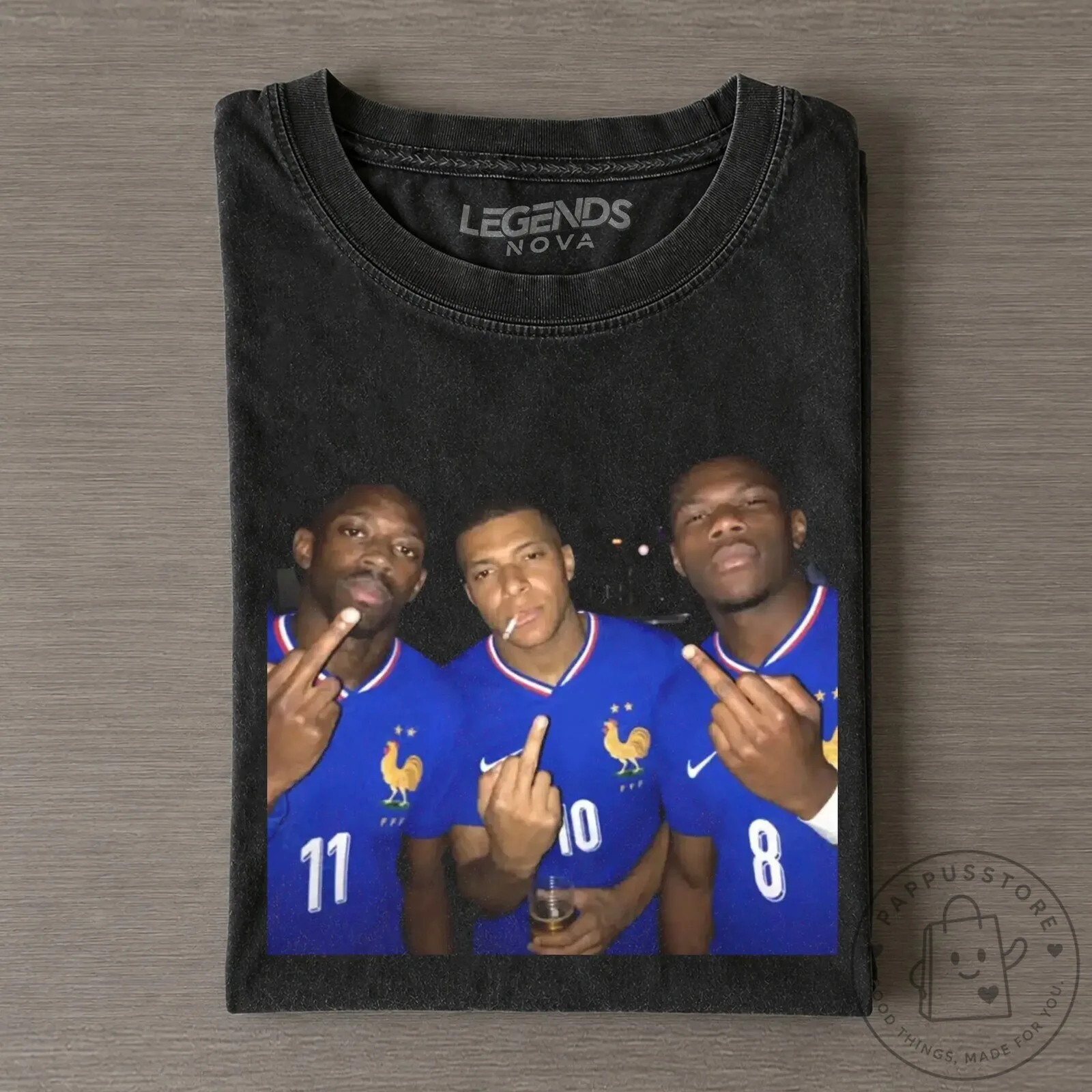 Ousmane Dembele Kylian Mbappe Aurelien Tchouameni France Team T-Shirt