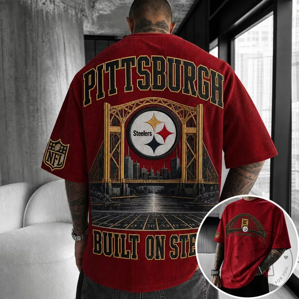 Vintage Graphic Tee featuring Pittsburgh Football's Steel Curtain
