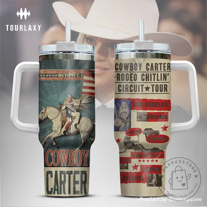 Beyonce Cowboy Carter Rodeo Chitlin' Circuit Tour 40oz Tumbler