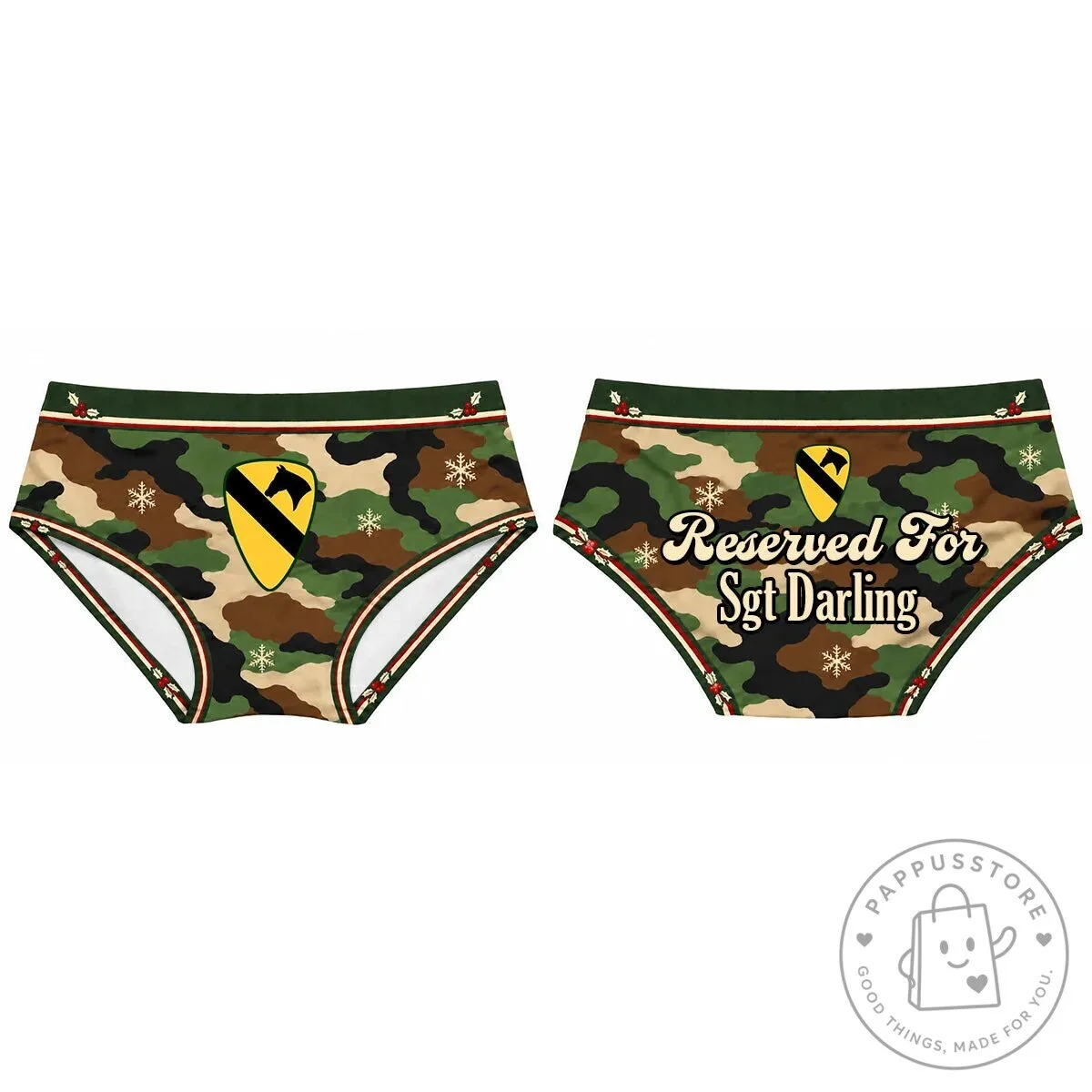 Reserved For Sergeant Darling United States Army First Cavalry Division Camouflage Briefs 15 Reserved For Sergeant Darling United States Army First Cavalry Division Camouflage Briefs