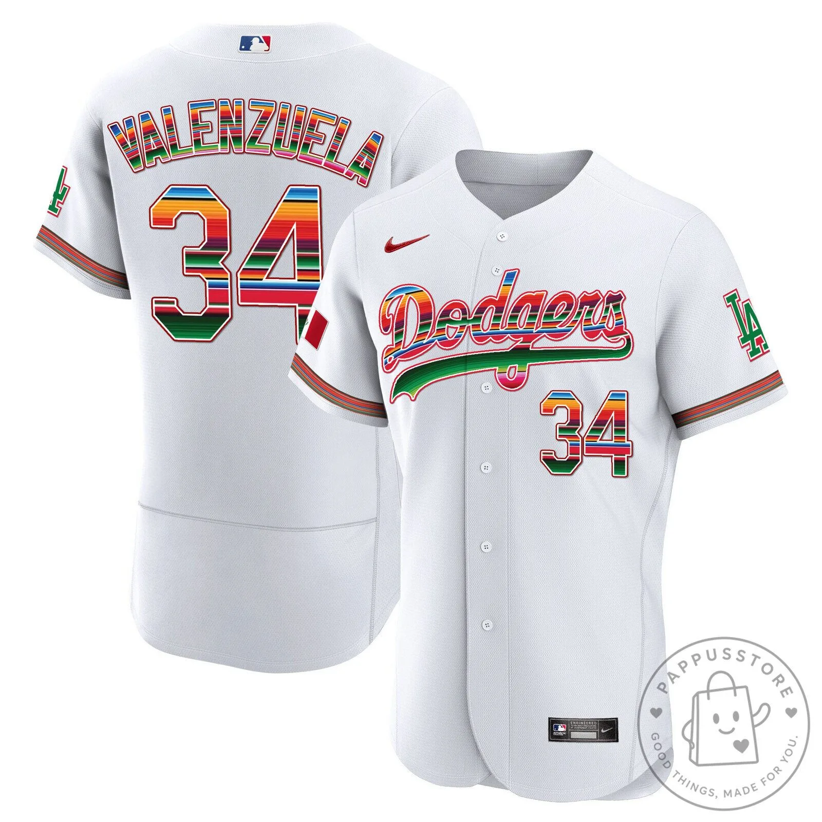 Dodgers Valenzuela Mexico Limited Edition Baseball Jersey