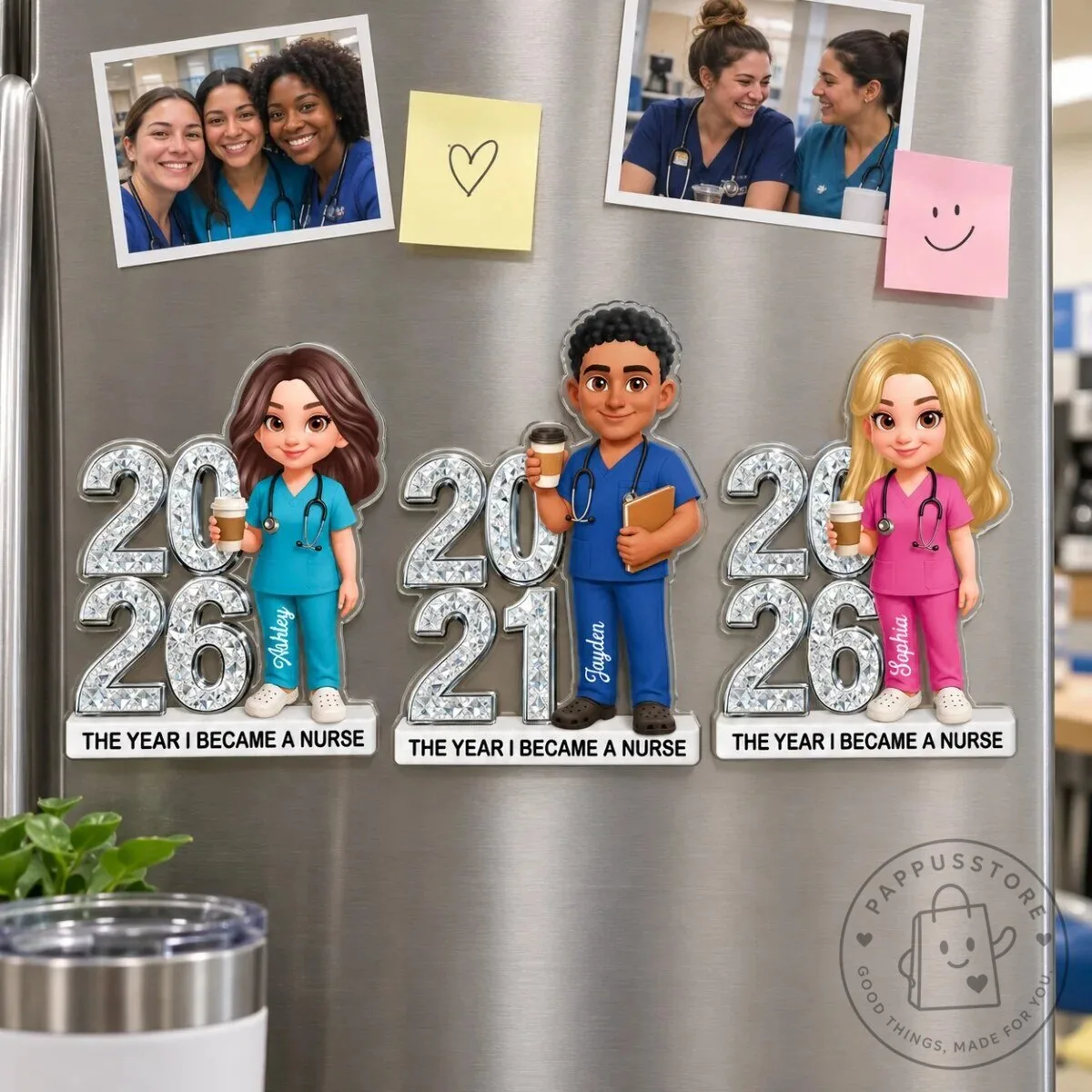 Personalized Nurse Graduation Year Acrylic Fridge Magnet 10 Personalized Nurse Graduation Year Acrylic Fridge Magnet