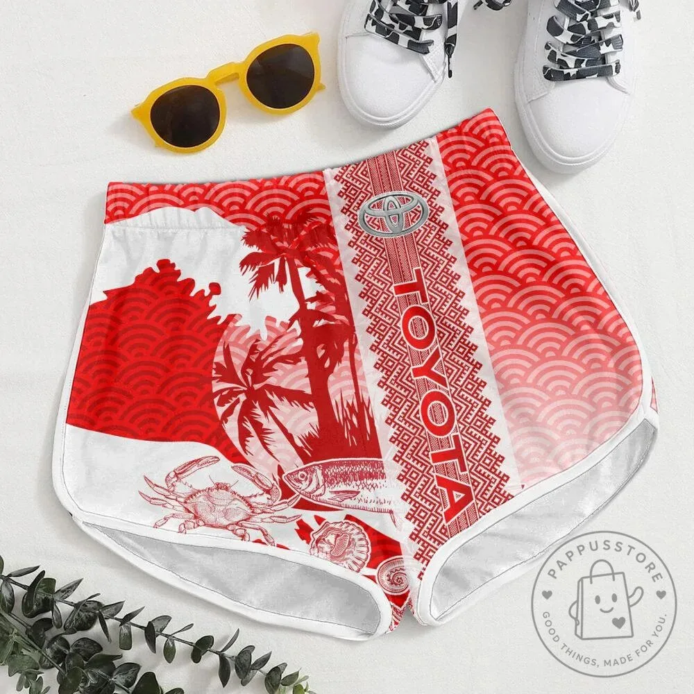 Toyota Logo Red and White Tropical Beach Hawaiian Shirt 14 Toyota Logo Red and White Tropical Beach Hawaiian Shirt