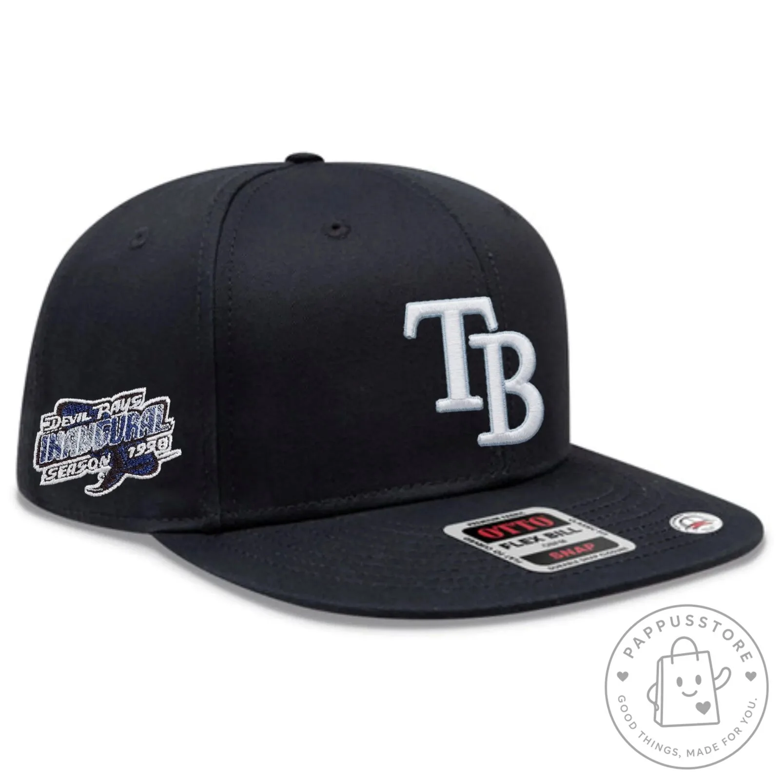 Tampa Bay Rays Inaugural Season 1998 Embroidered Snapback Cap Hat