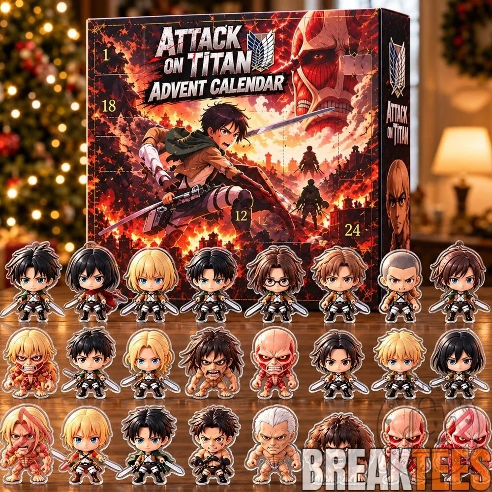 Attack on Titan Anime Advent Calendar with 24 Mini Figurines