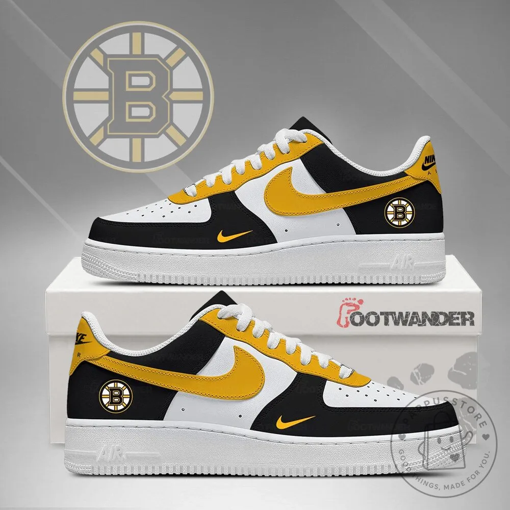 Boston Bruins National Hockey League Team Logo Fan Shoes