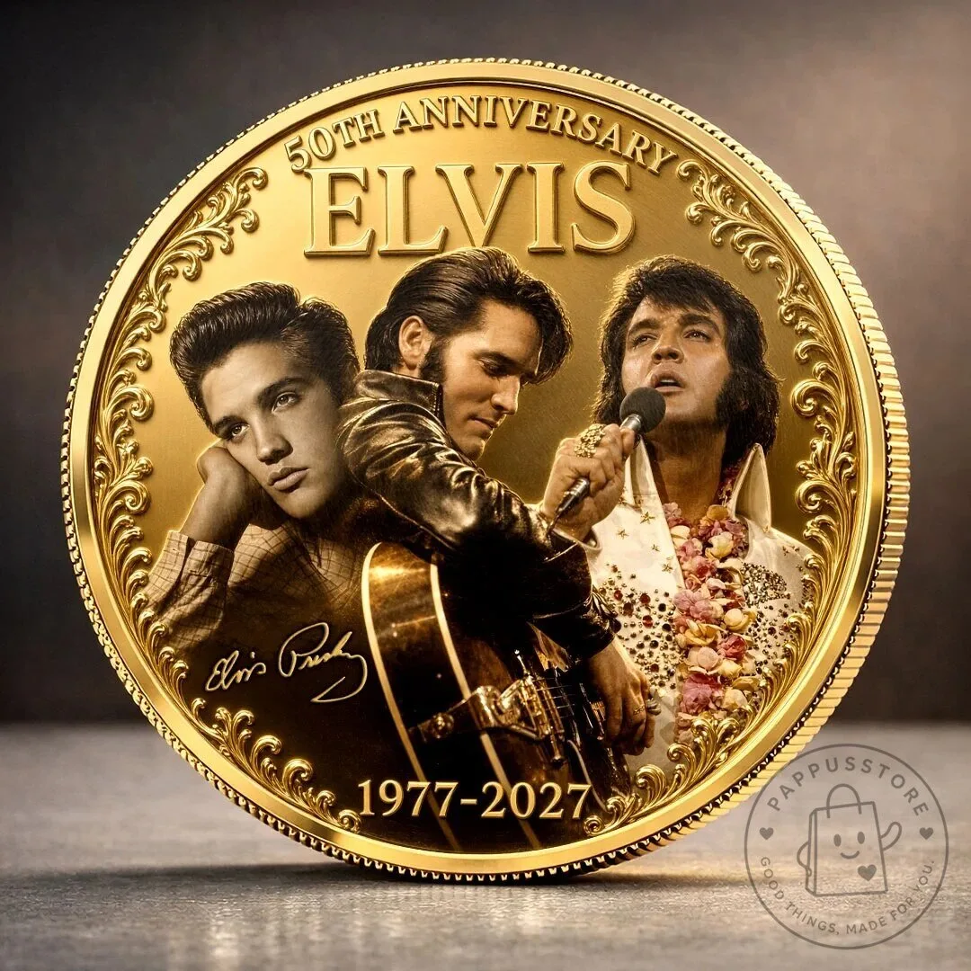 Elvis Presley 50th Anniversary Commemorative Gold Coin