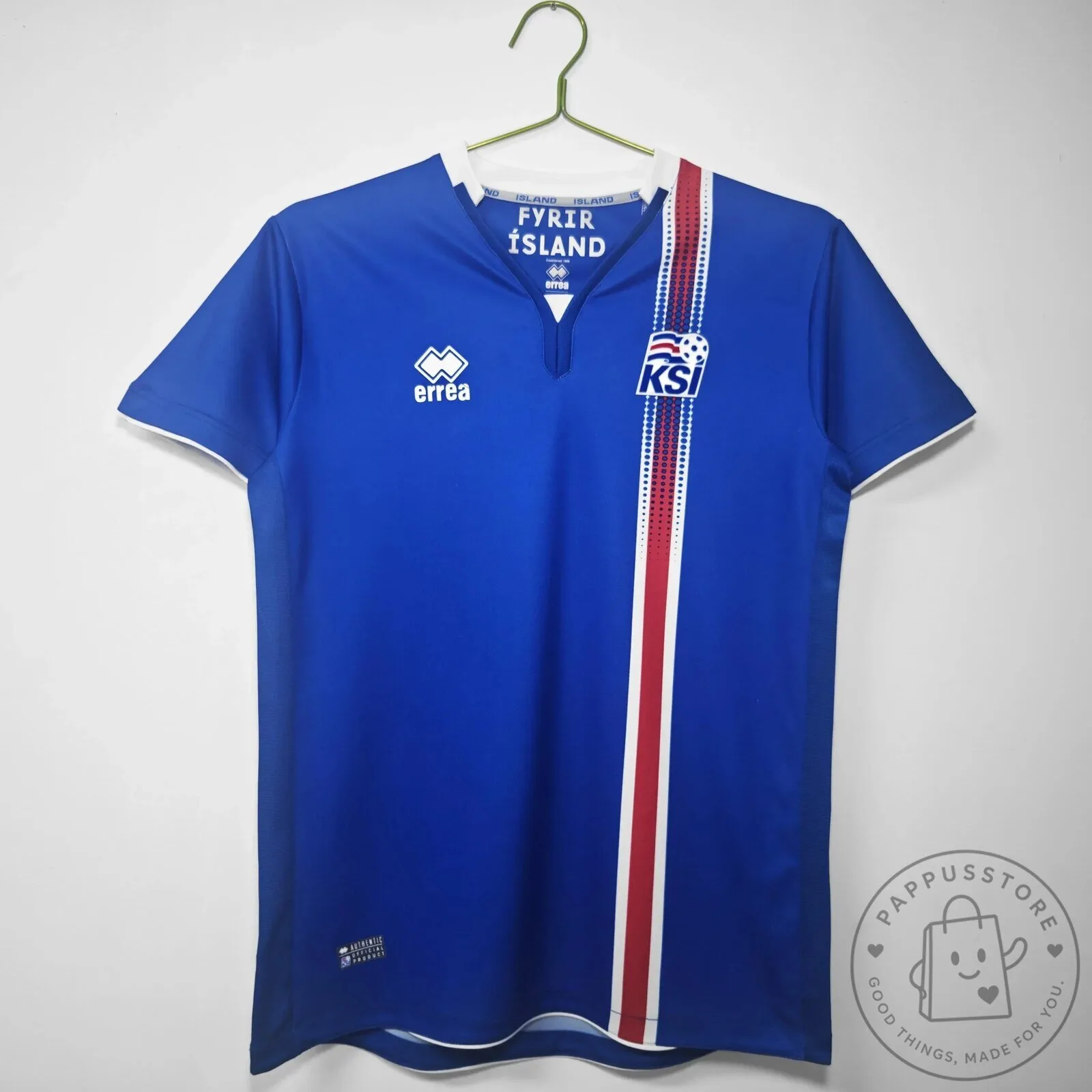 Iceland National Football Team 2016-2017 Retro Soccer Jersey