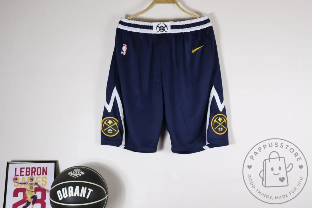Denver Nuggets NBA Basketball Team Icon Edition Authentic Fan Shorts Denver Nuggets NBA Basketball Team Icon Edition Authentic Fan Shorts