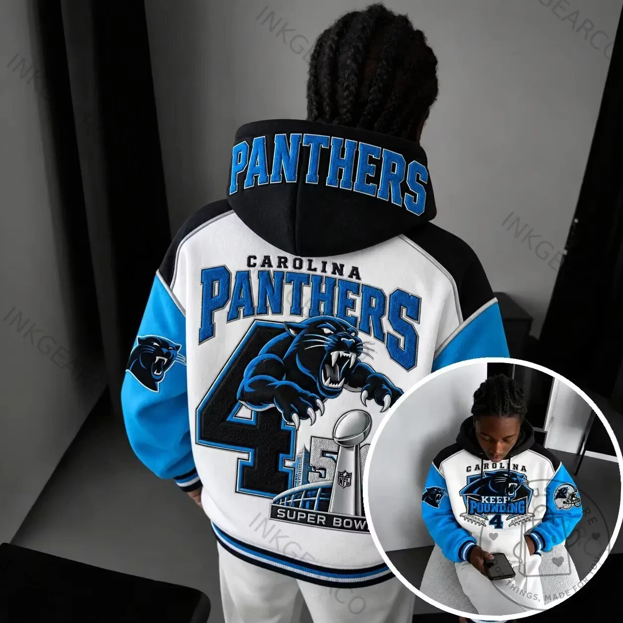 Carolina Panthers NFL Super Bowl Champions Hoodie 2 Carolina Panthers NFL Super Bowl Champions Hoodie