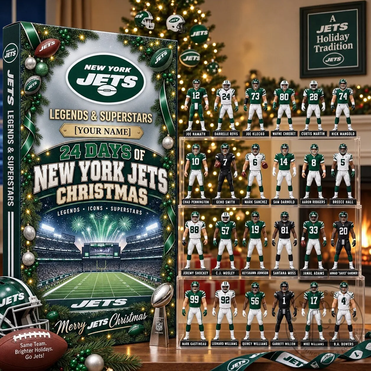 New York Jets NFL Football Christmas Advent Calendar