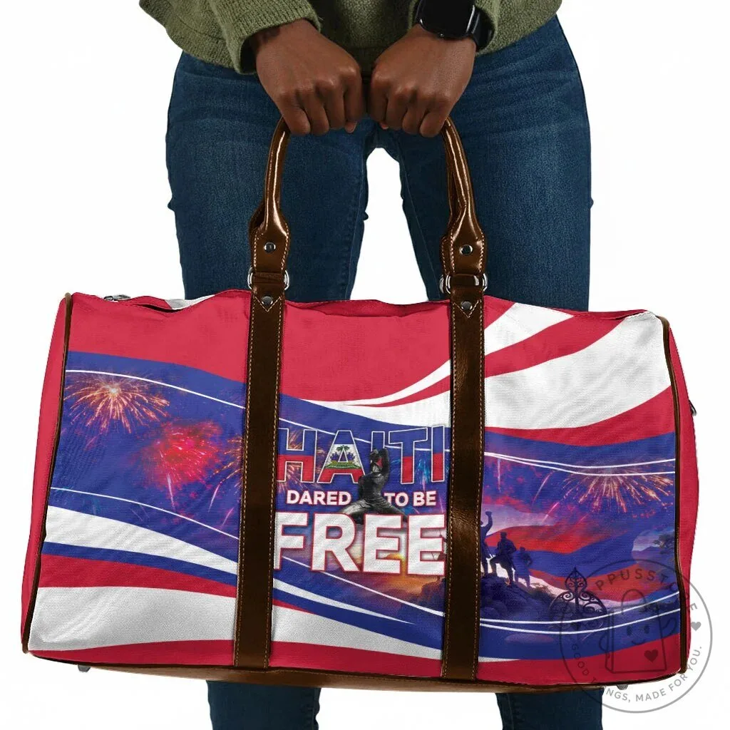 Haiti Independence Day Dared To Be Free Travel Bag