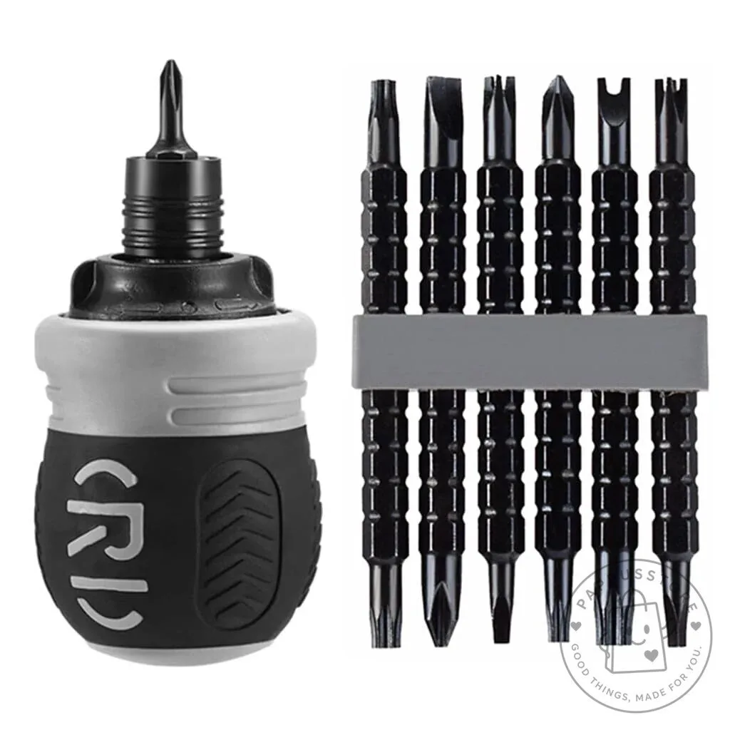 13-in-1 Ratchet Screwdriver Set with Multiple Interchangeable Bits