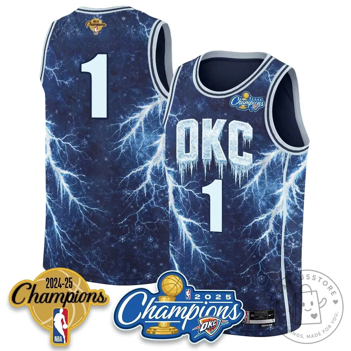 Oklahoma City Thunder Shai Gilgeous-Alexander Champions Basketball Jersey 17 Oklahoma City Thunder Shai Gilgeous-Alexander Champions Basketball Jersey